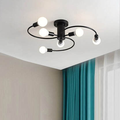 Modern Minimalist LED Ceiling Light for Bedroom and Living Room