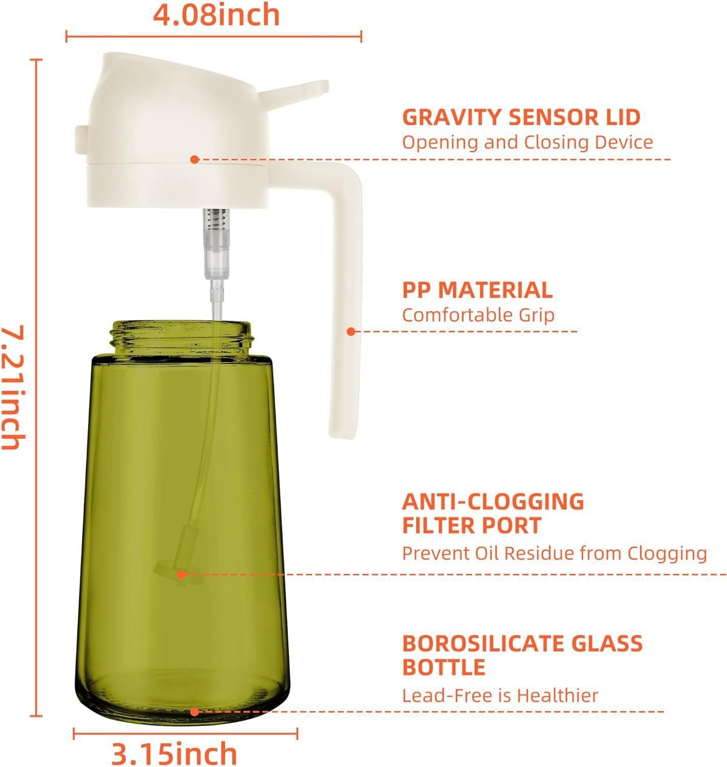 Portable Glass Oil Sprayer