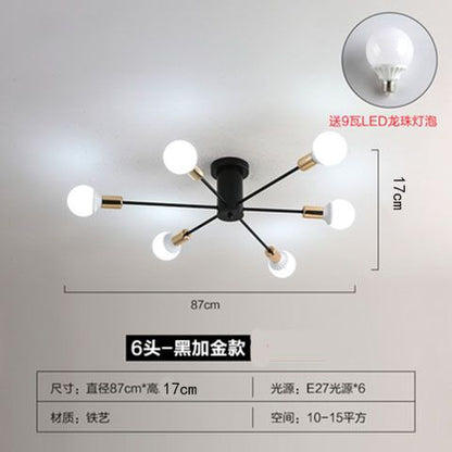 Modern Minimalist LED Ceiling Light for Bedroom and Living Room