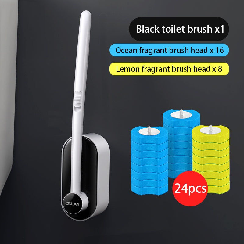 Disposable Toilet Cleaning Brush Set