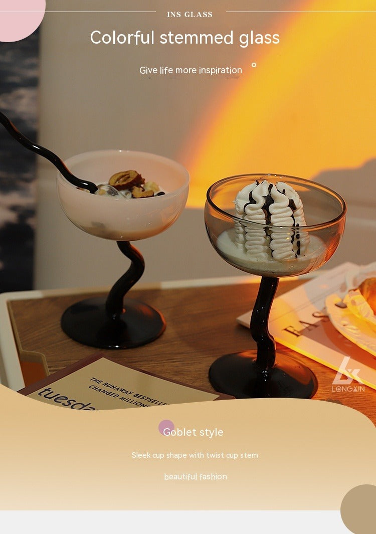 240ml Glass Dessert Goblet Cup