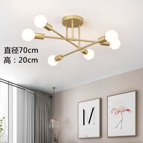 Modern Minimalist LED Ceiling Light for Bedroom and Living Room