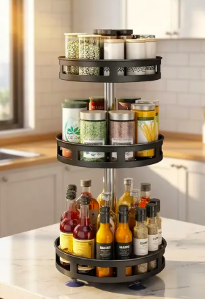 Spice Jar Display Rack