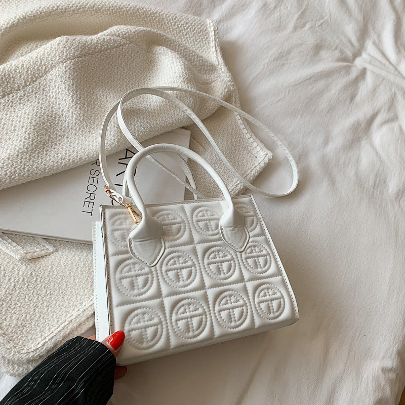 High-End Women's Versatile Square Messenger Handbag