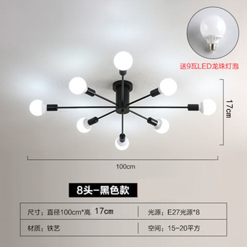 Modern Minimalist LED Ceiling Light for Bedroom and Living Room