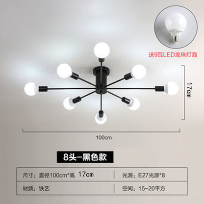 Modern Minimalist LED Ceiling Light for Bedroom and Living Room
