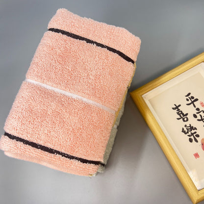 Embroidered Logo Cotton Face Towels for Wholesale