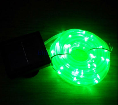 Solar String Lights with Waterproof Colorful Tubes