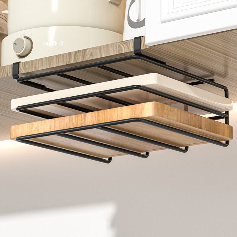 Metal Chopping Board and Lid Storage Rack