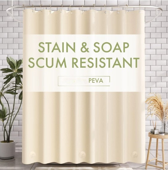 Transparent Waterproof Bath Curtain Liner