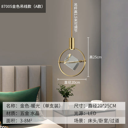 Nordic-Style Minimalist Pendant Light for Bedroom
