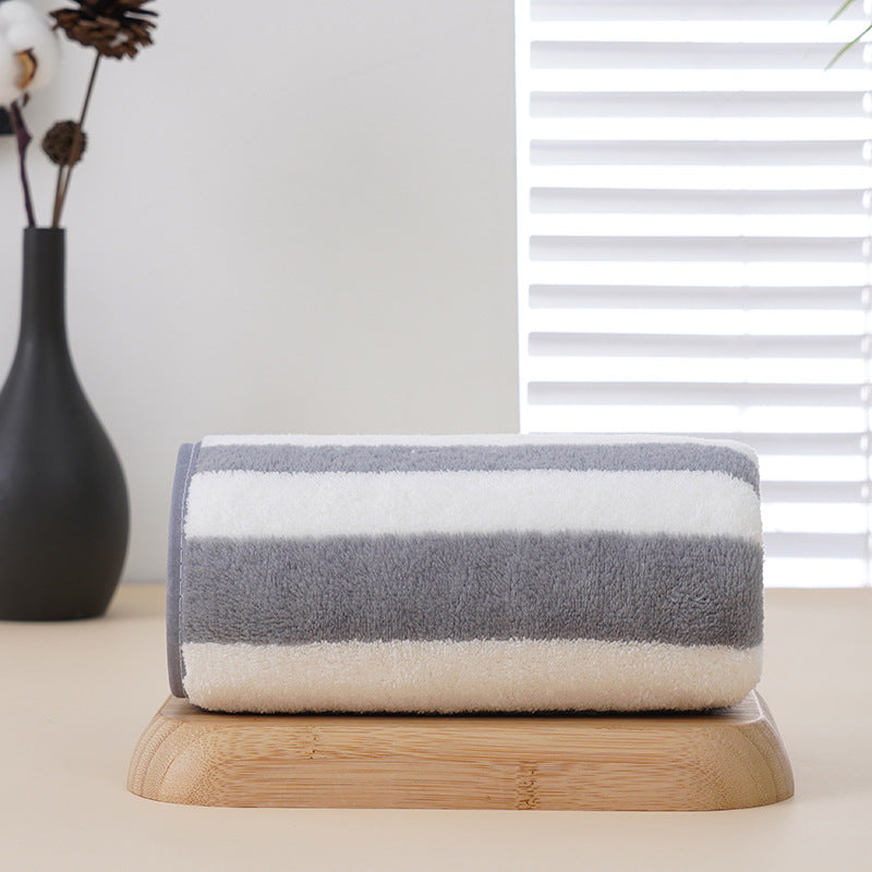 Thick Coral Fleece Towel - Absorbent and Durable