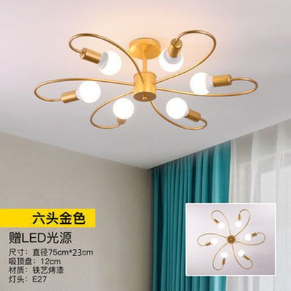 Modern Minimalist LED Ceiling Light for Bedroom and Living Room
