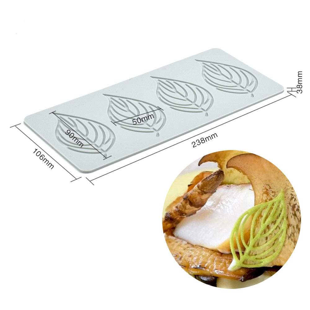 Silicone Mold for Petal Leaf Geometric Baking Decor