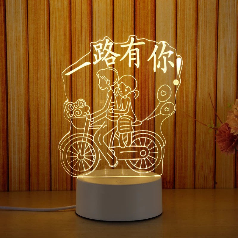 New 3D Switch Colorful Night Light for Smart Home