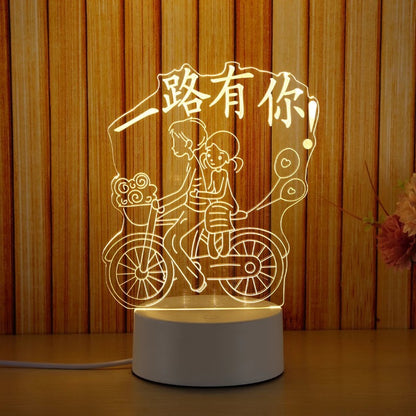 New 3D Switch Colorful Night Light for Smart Home