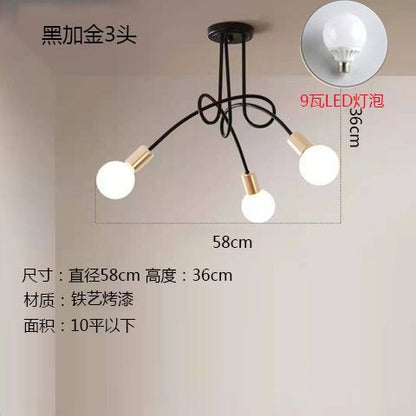 Modern Minimalist LED Ceiling Light for Bedroom and Living Room