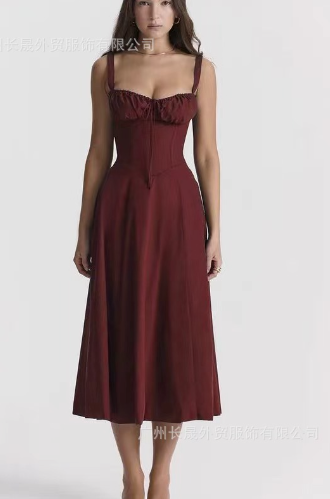 Chic Floral Maxi Dress - Waist Defined