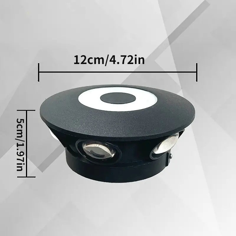 1pc Waterproof LED Wall Lamp for Outdoor and Indoor Use