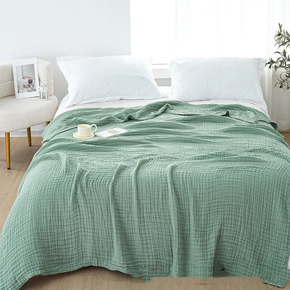 Six-Layer Cotton Gauze Bed Cover