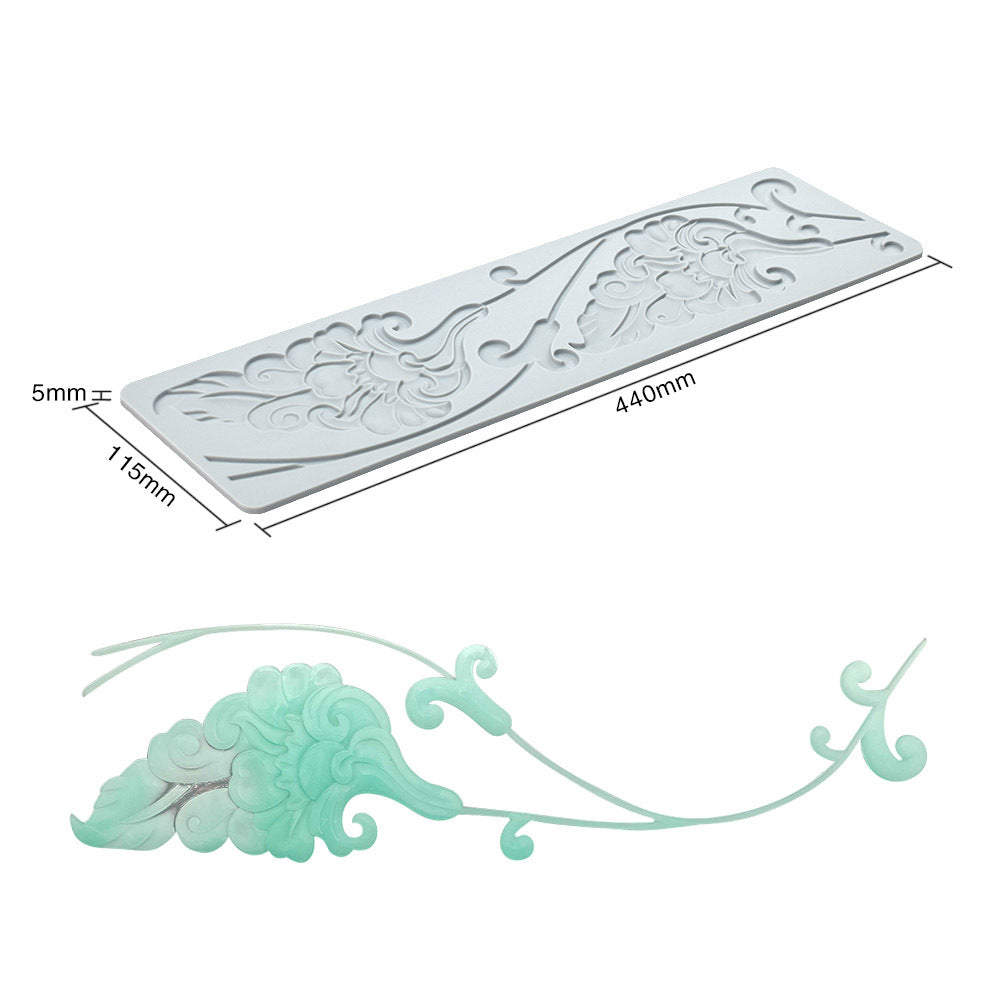 Silicone Mold for Petal Leaf Geometric Baking Decor