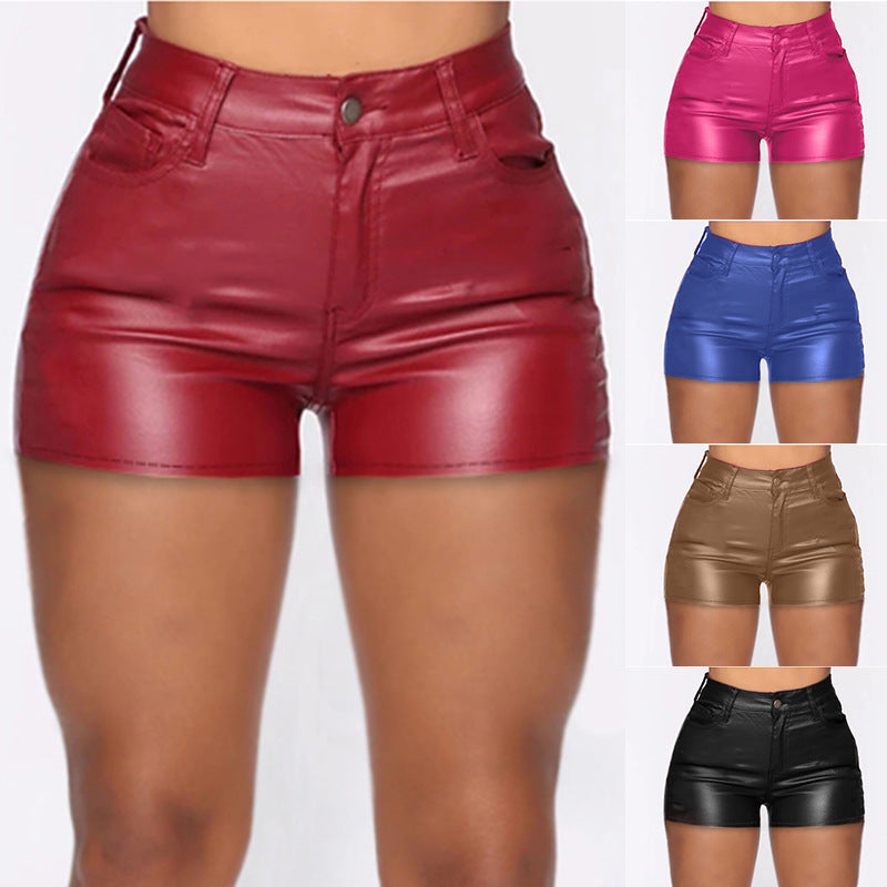 Large Women's Fashion High Waist Tight Shorts