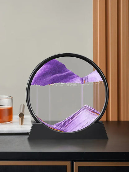 3D Moving Sand Art Hourglass for Home Decor Gift