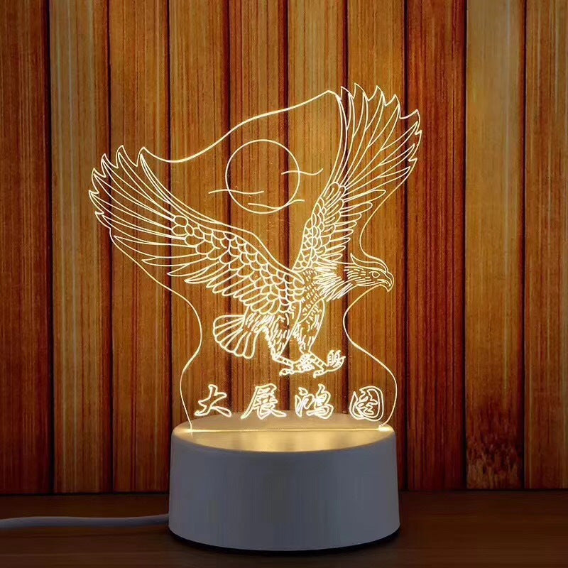 New 3D Switch Colorful Night Light for Smart Home