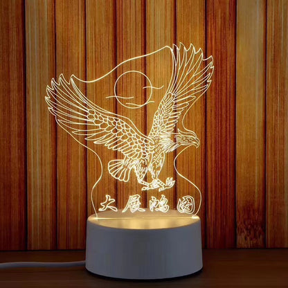 New 3D Switch Colorful Night Light for Smart Home