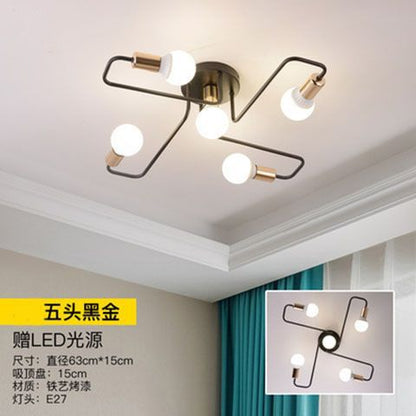 Modern Minimalist LED Ceiling Light for Bedroom and Living Room
