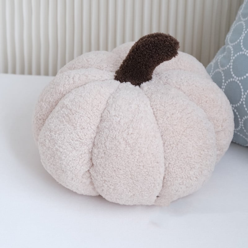Pumpkin Shaped Caramel Cushion Pillow for Home Decor