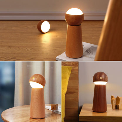 Factory Direct Voice-Controlled Smart Wooden Night Light