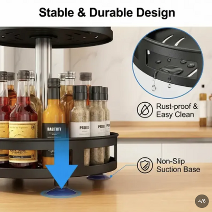 Spice Jar Display Rack
