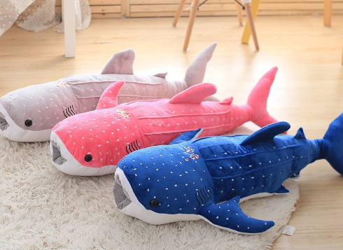 Spotted Fish Plush Pillow
