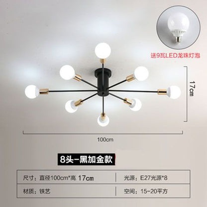 Modern Minimalist LED Ceiling Light for Bedroom and Living Room