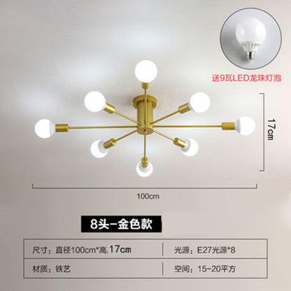 Modern Minimalist LED Ceiling Light for Bedroom and Living Room