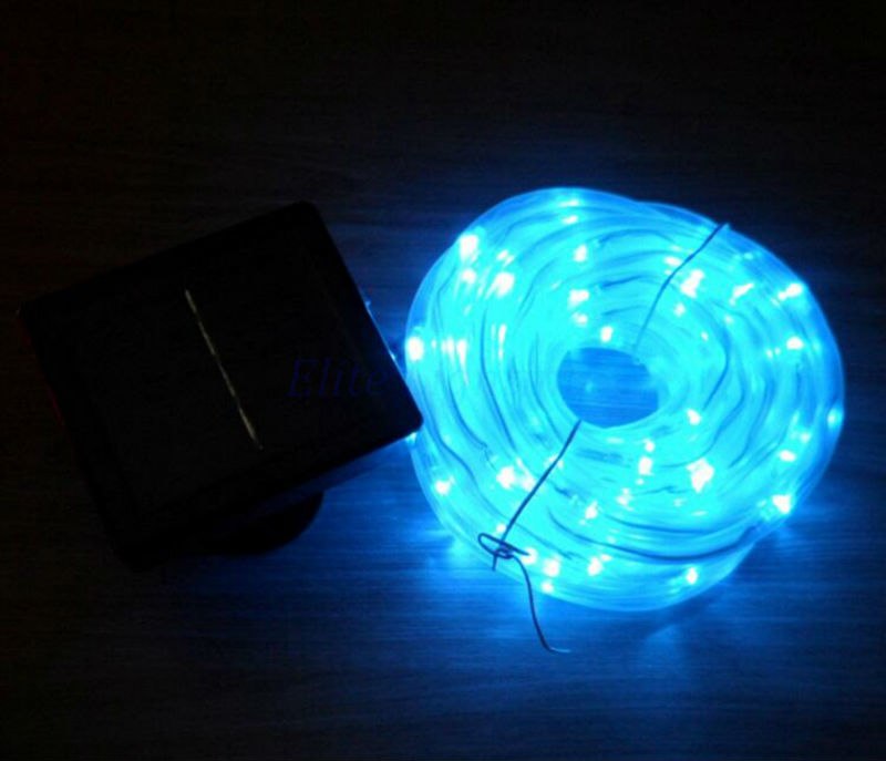 Solar String Lights with Waterproof Colorful Tubes