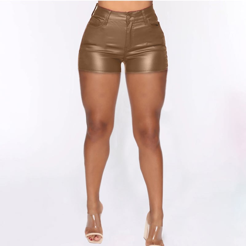 Large Women's Fashion High Waist Tight Shorts