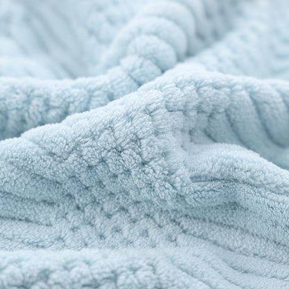 Coral Fleece Absorbent Towel Set