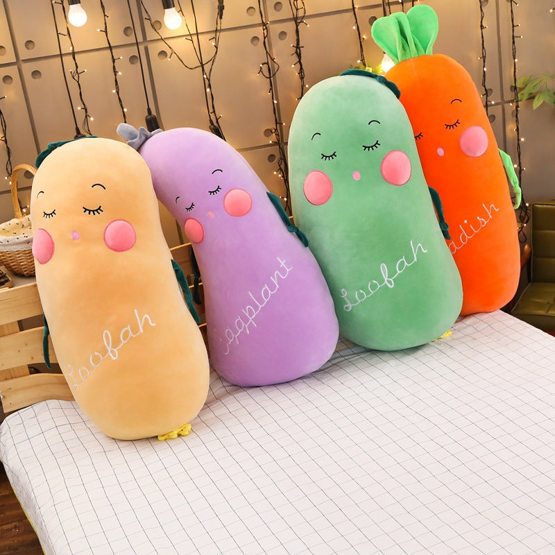 Narrow Eyes Vegetable Pillow - New Design