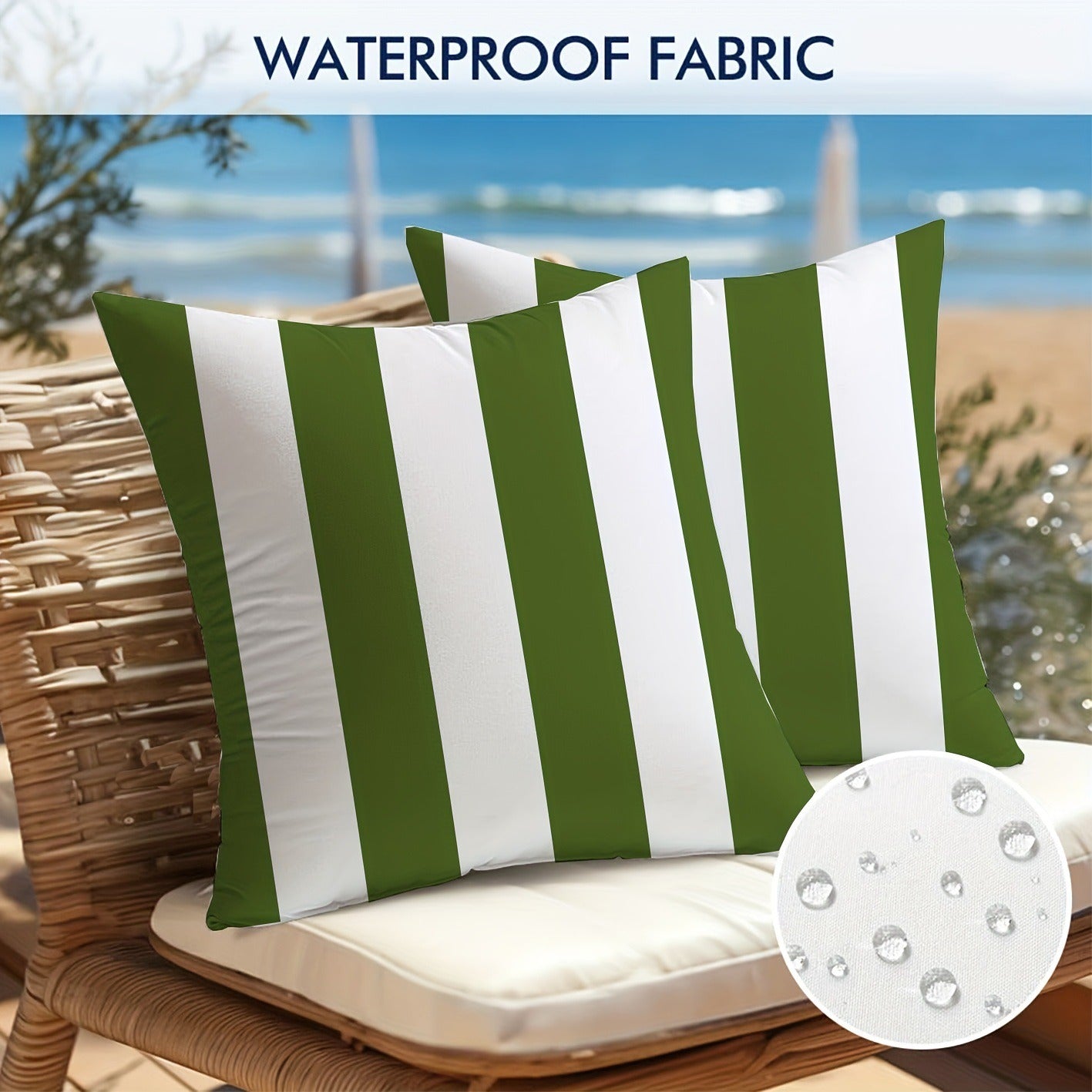 Waterproof Geometric Pillowcase 45x45cm