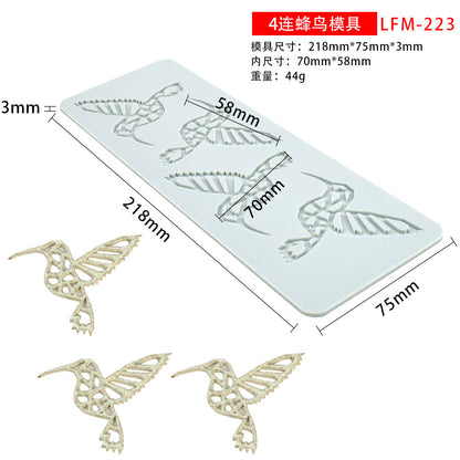 Pineapple Fruit Crisps Silicone Lace Mat for Baking