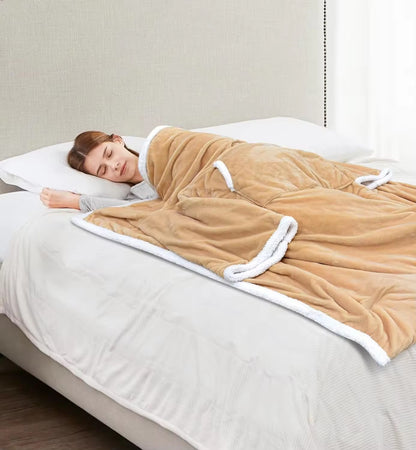 Portable Electric Blanket with Foot Pocket