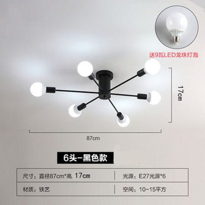 Modern Minimalist LED Ceiling Light for Bedroom and Living Room