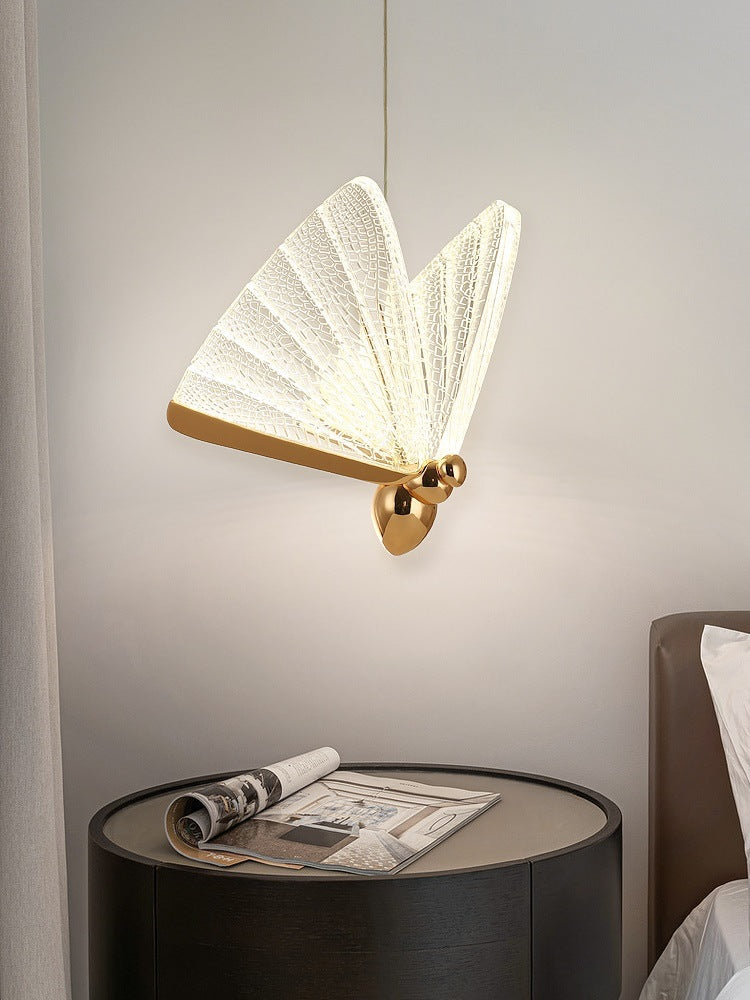 Modern Butterfly Pendant Light for Bedroom and Living Room