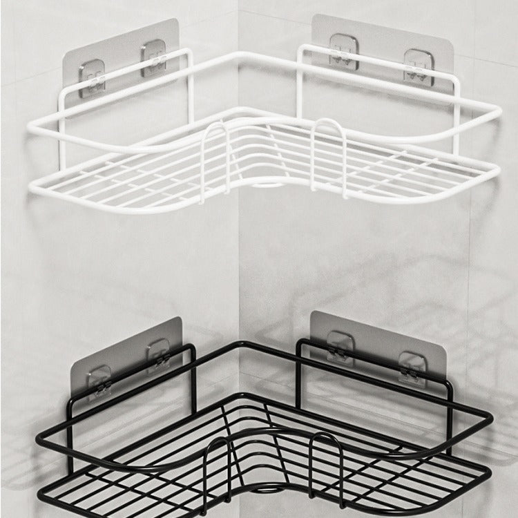 Iron Triangle Bathroom Corner Rack