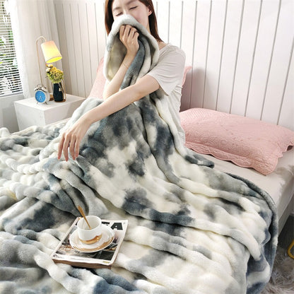 Bubble Velvet Multicolor Blanket