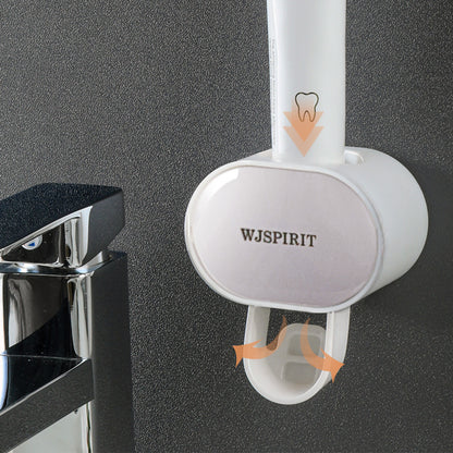 Automatic Toothpaste Dispenser Set with Wall Mount