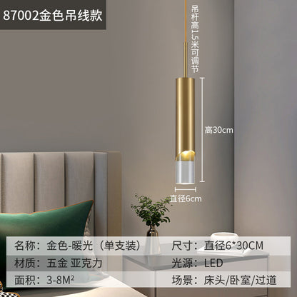 Nordic-Style Minimalist Pendant Light for Bedroom
