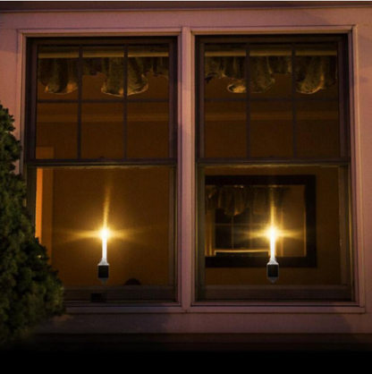 Solar Waterproof Candle Lantern for Outdoor Garden Decor